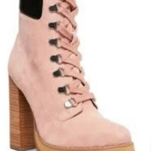 Ladies with lace up boots